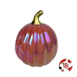 Halloween Iridescent Decorative Pumpkin PINK Target Bullseye Playground 2024