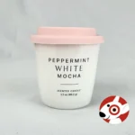 Coffee Cup Scented Jar Candle PEPPERMINT Target Bullseye Playground 2024