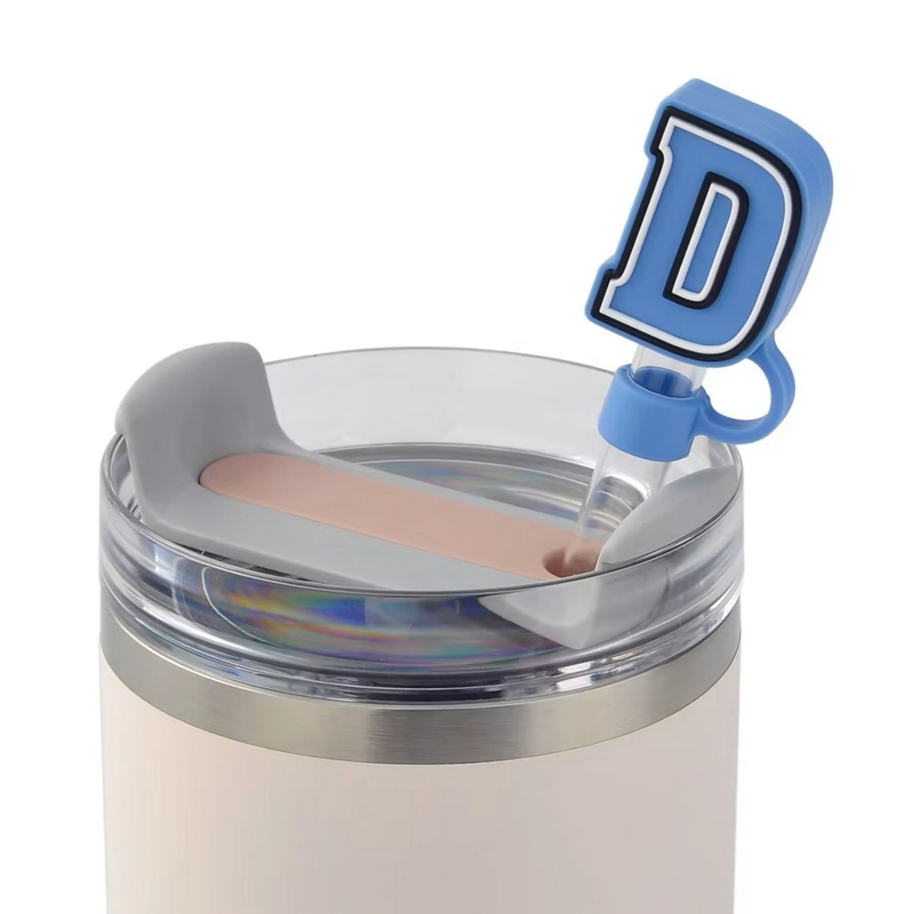 Straw Topper "D" Letter Monogram Initial Target Bullseye Playground 2024 - Image 4