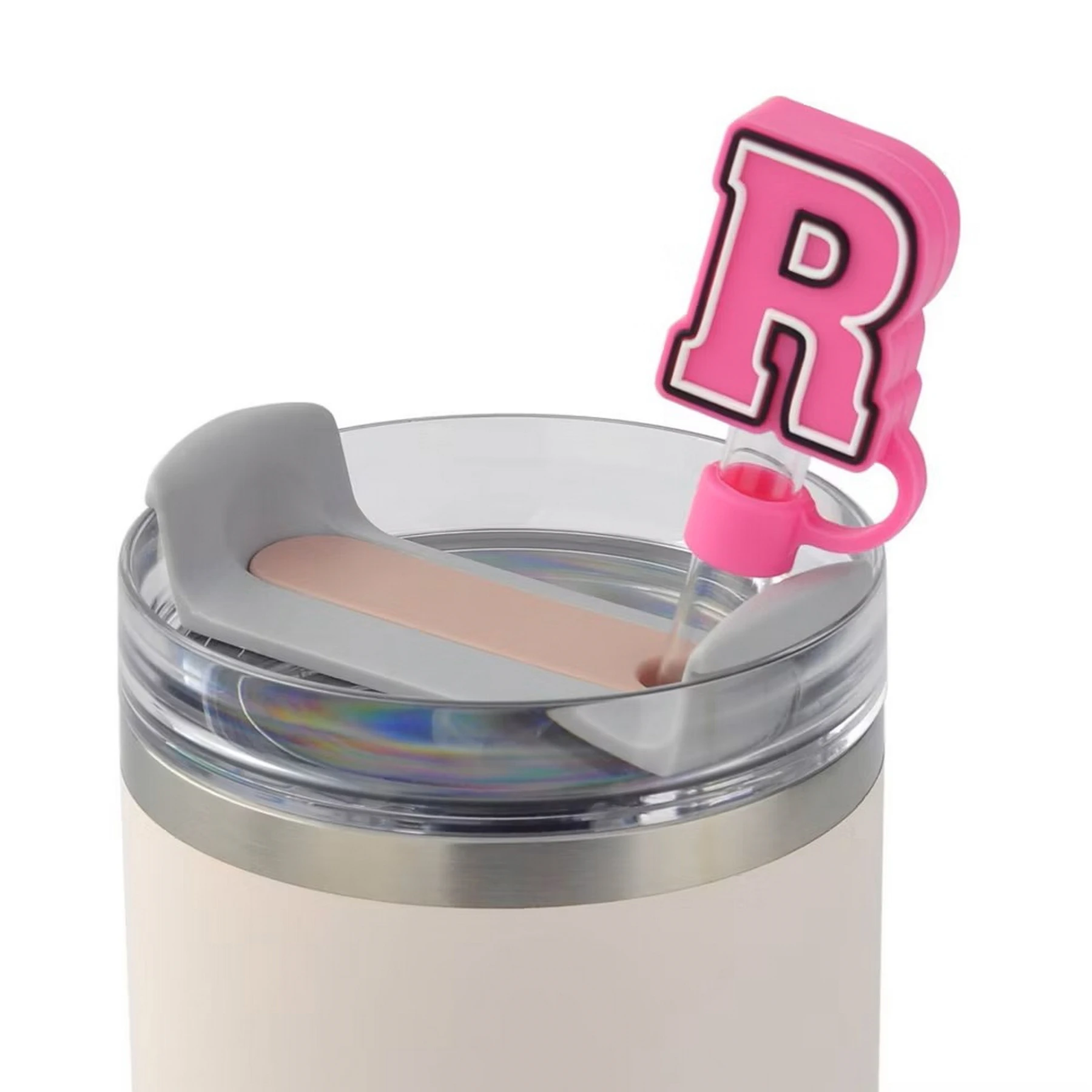 Straw Topper "R" Letter Monogram Initial Target Bullseye Playground 2024 - Image 4