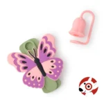 Straw Topper and Cover BUTTERFLY Green Target Bullseye Playground 2024