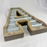 Large 14" Galvanized Metal & Wood Industrial Wall Decor Letter A Hobby Lobby