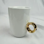 Fred Engagement 2 Carat Solitaire Gold Ring Novelty Ceramic Gift Mug