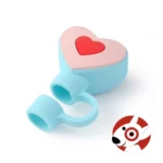 Straw Topper HEART Target Bullseye Playground 2024