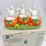 Halloween PartyLite Ghost Trio Tealight Holder P7262 EC