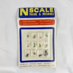Bachman N Scale 12 Assorted Hand Painted Figures #7001/125
