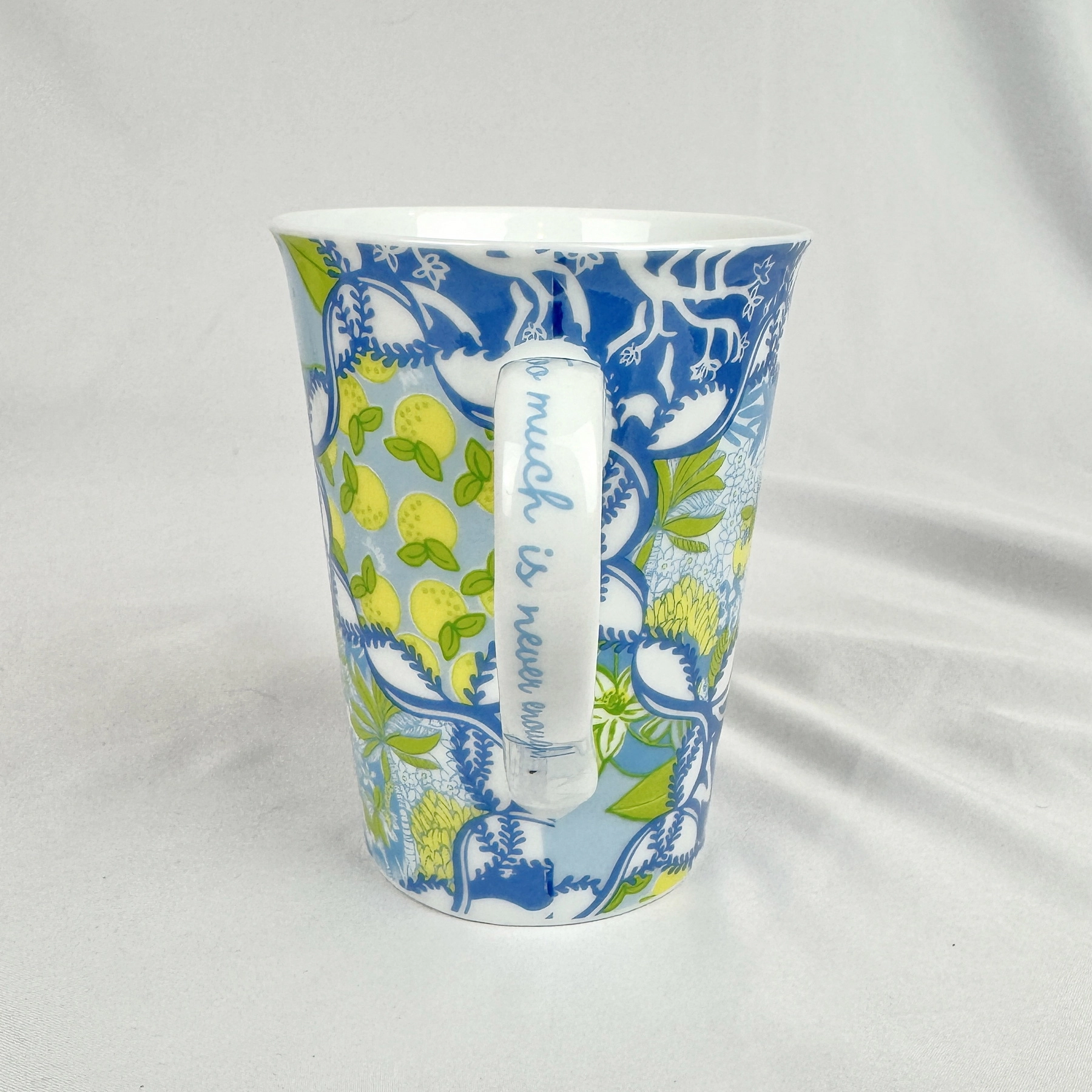Lilly Pulitzer 9.5oz Mug MONKEY LEMONS Porcelain - Image 4