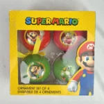 Super Mario Christmas Ornament 4pk Gamestop Exclusive Official Nintendo Lic 2016