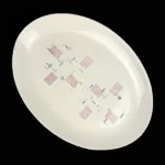 Metlox Vernon Ware TICKLED PINK 13.5" Oval Platter