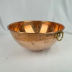 Copper Chocolatier 8.25" Mixing Bowl with Brass Ring
