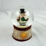 Snowman Holding Presents Mini Christmas Holiday Snow Globe