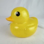Large YELLOW Glitter Rubber Duck Sunny Days