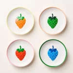 Kate Spade/Target Melamine STRAWBERRY 6" Appetizer Plates Set of 4
