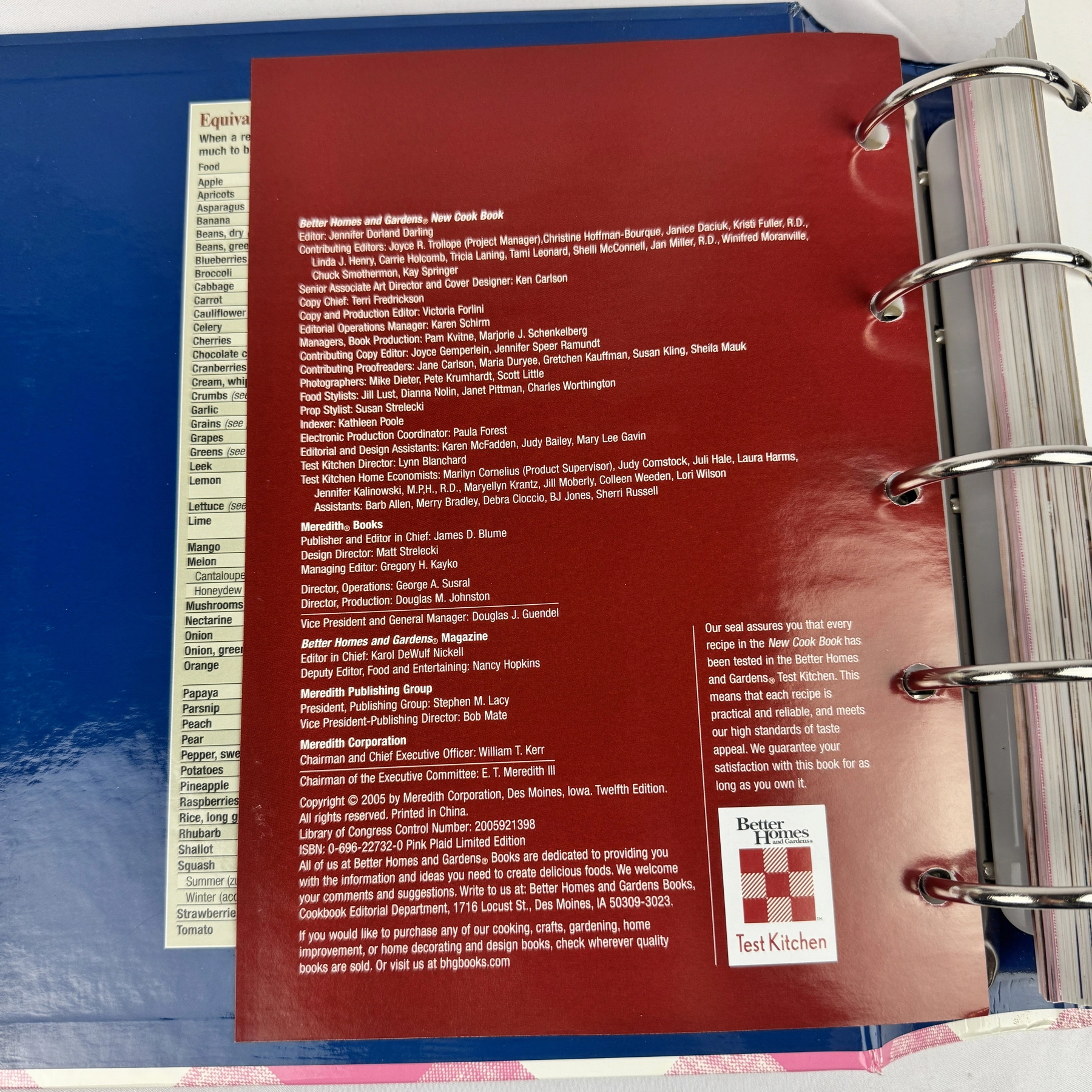 Better Homes and Gardens New Cook Book Limited Edition 5-Ring Binder - Image 11