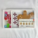 Gingerbread Man Garland Craft Christmas 2023 Target Bullseye Playground 2023