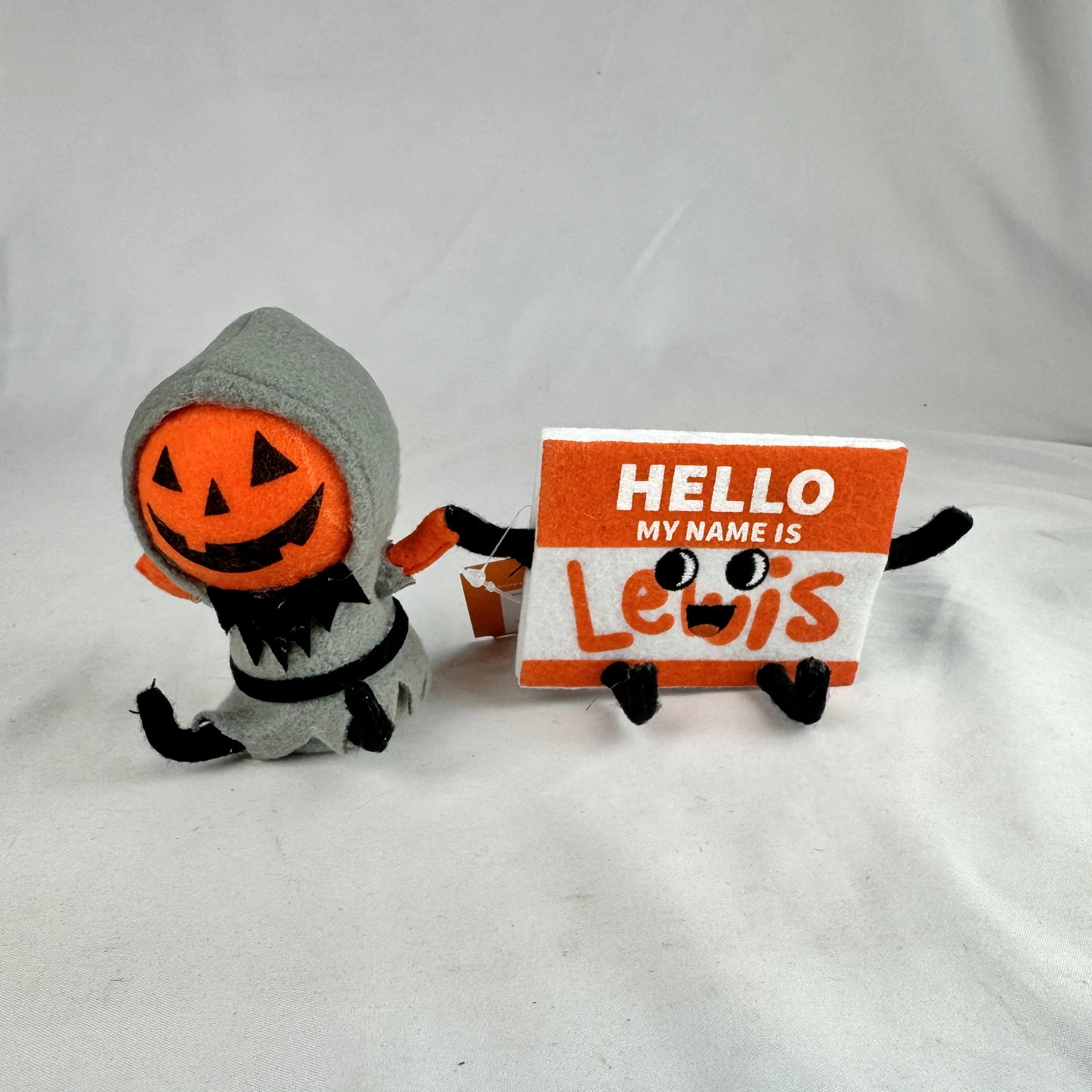 Halloween LEWIS and NAME TAG Felt Duo Figurine Decor Target Hyde and EEK 2025 - Image 3