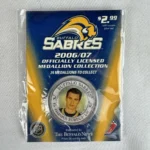 NHL National Hockey League Buffalo Sabres Medallions Daintus Zubrus DAINTUS ZUBRUS 2006-2007 Buffalo Sabres NHL Hockey Medallion