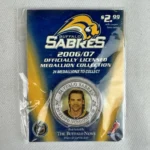 NHL National Hockey League Buffalo Sabres Medallions Teppo Numminen TEPPO NUMMINEN 2006-2007 Buffalo Sabres NHL Hockey Medallion