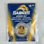 NHL National Hockey League Buffalo Sabres Medallions Thomas Vanek THOMAS VANEK 2006-2007 Buffalo Sabres NHL Hockey Medallion