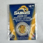 NHL National Hockey League Buffalo Sabres Medallions Henrik Tallinder HENRIK TALLINDER 2006-2007 Buffalo Sabres NHL Hockey Medallion