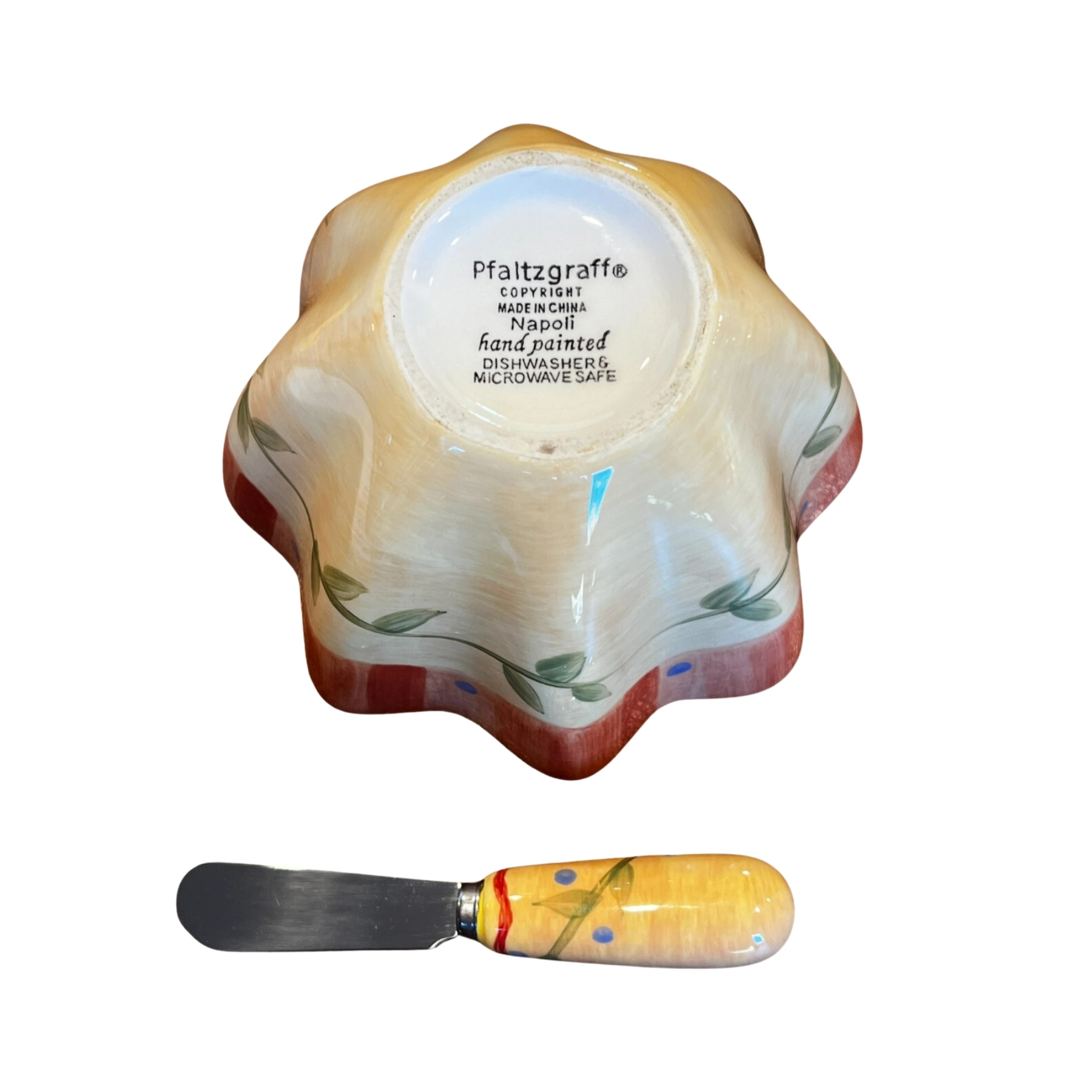 Pfaltzgraff NAPOLI Dip Bowl & Spreader Mix Set - Image 3