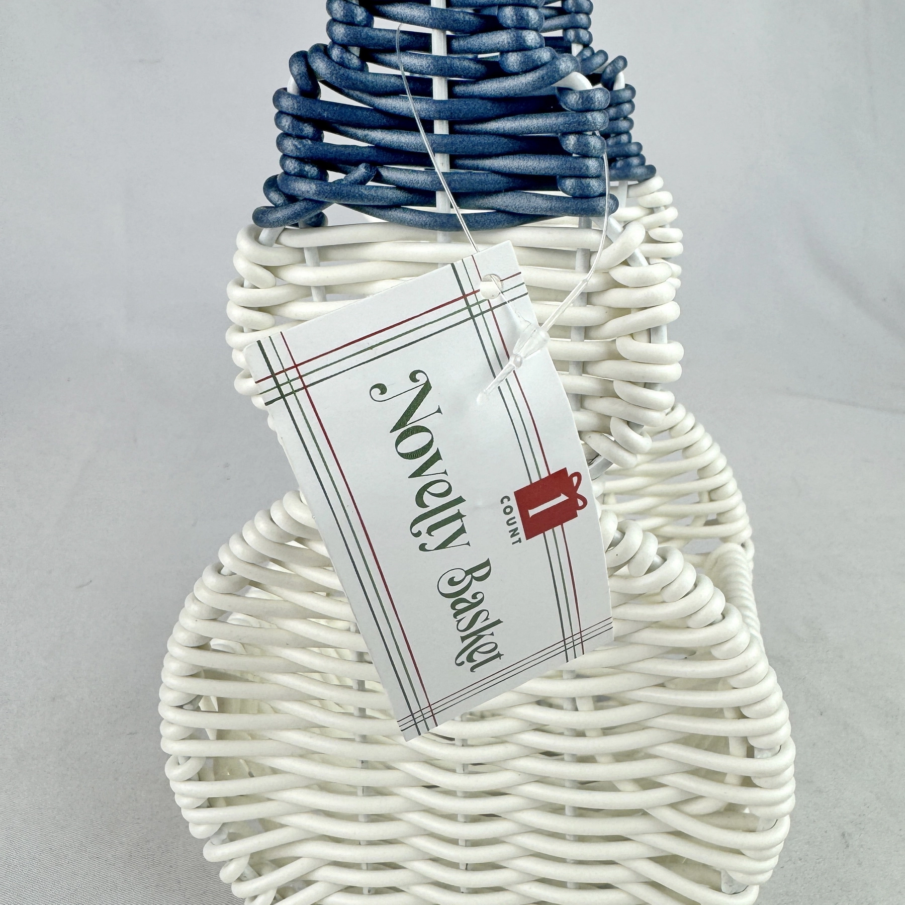 Plastic Wicker SNOWMAN Novelty Basket Decor Christmas Target Bullseye Playground 2023 - Image 4