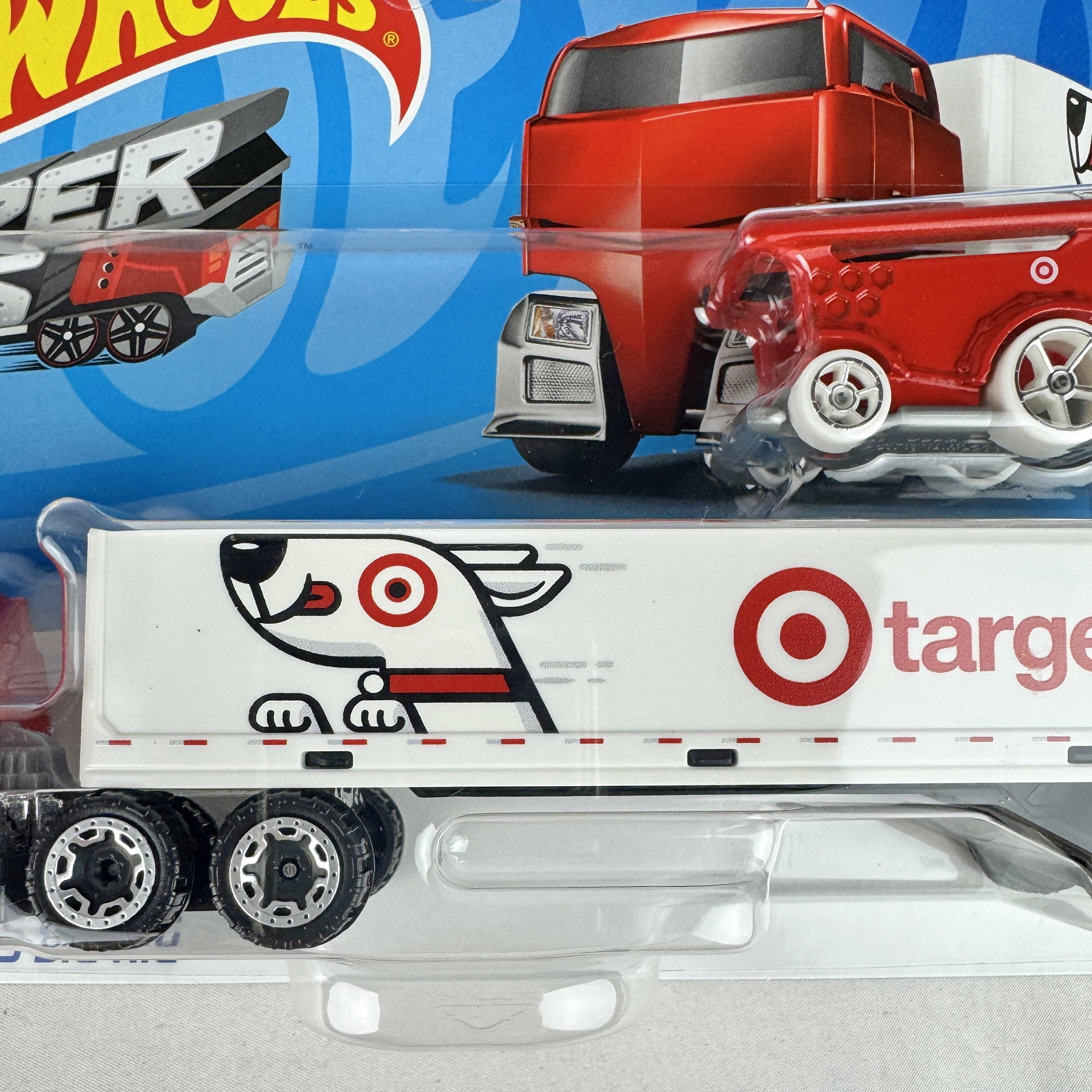 Hot Wheels Super Rigs Bullseye’s Big Rig Target Exclusive Truck & Cart 2023 NEW - Image 4