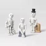 Halloween Ceramic SKELETONS 3pc Accent Decor Target Hyde and EEK! 2025