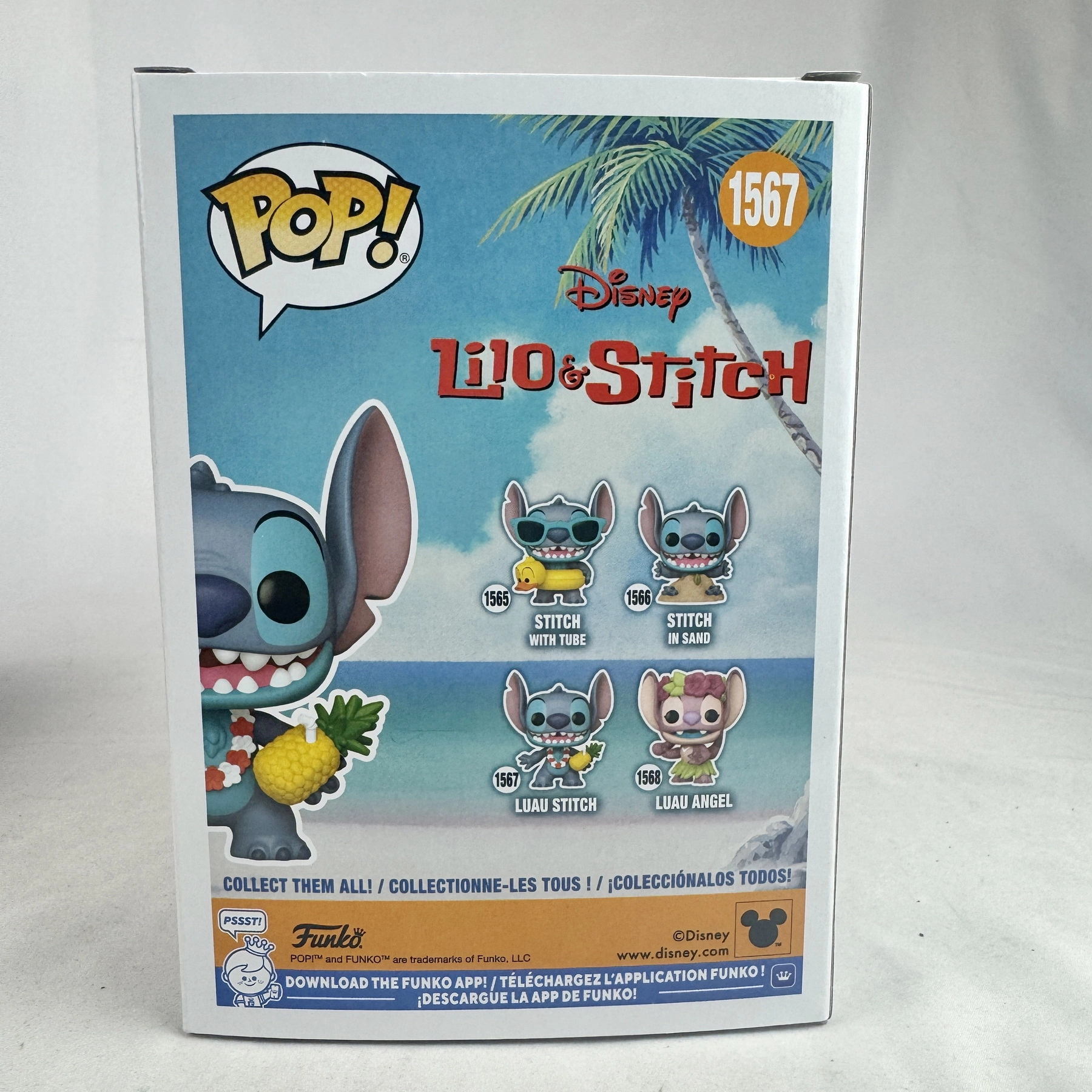 Funko Pop! Disney Lilo & Stitch #1567 Luau Stitch Flocked Exclusive Vinyl Figure - Image 9
