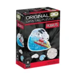 Original 3D Crystal Puzzle Snoopy Surfer with Woodstock Peanuts 41pc BePuzzled
