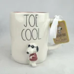 Peanuts Rae Dunn Joe Cool Snoopy 3D Mug 2025 Magenta Coffee Cup New