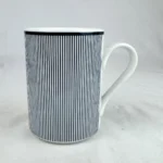 Dansk Bistro RINGSTED BLUE Mug Vertical Stripe Portugal