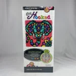 Dimensions Get Hooked Latch Hook Coloring Kit Colorful Elephant 16x16 New