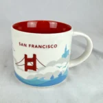 Starbucks San Francisco Mug 14oz You Are Here Collection 2017 Red Inside Cup