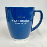 Starbucks Coffee 2007 Blue EST 1971 18 fl oz Coffee Mug Cup