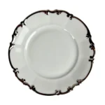 Hutschenreuther REVERE WHITE Bread Plate Germany Platinum Trim