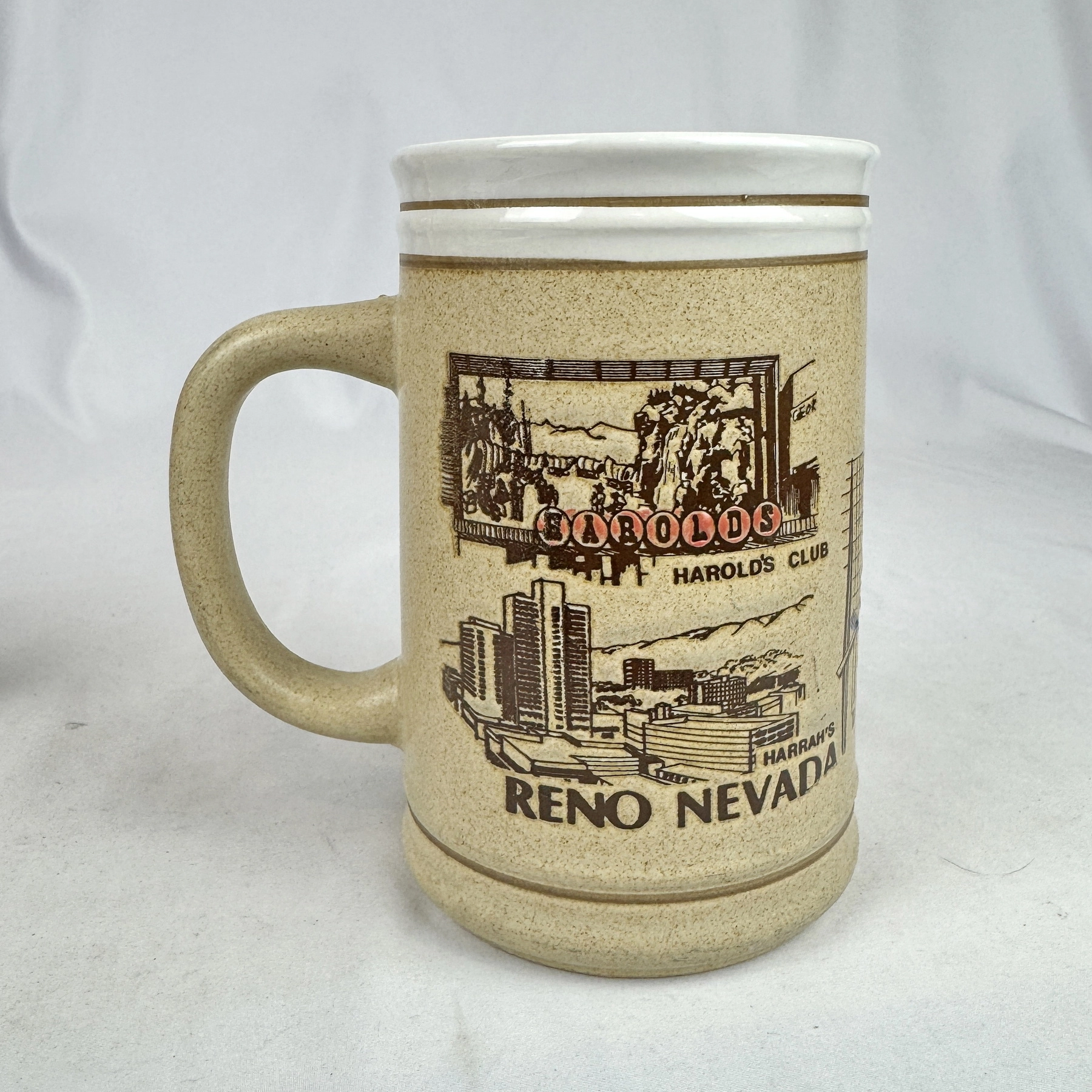 Reno Nevada Casino Souvenir Stoneware Coffee Mug Stein Tahoe - Image 4