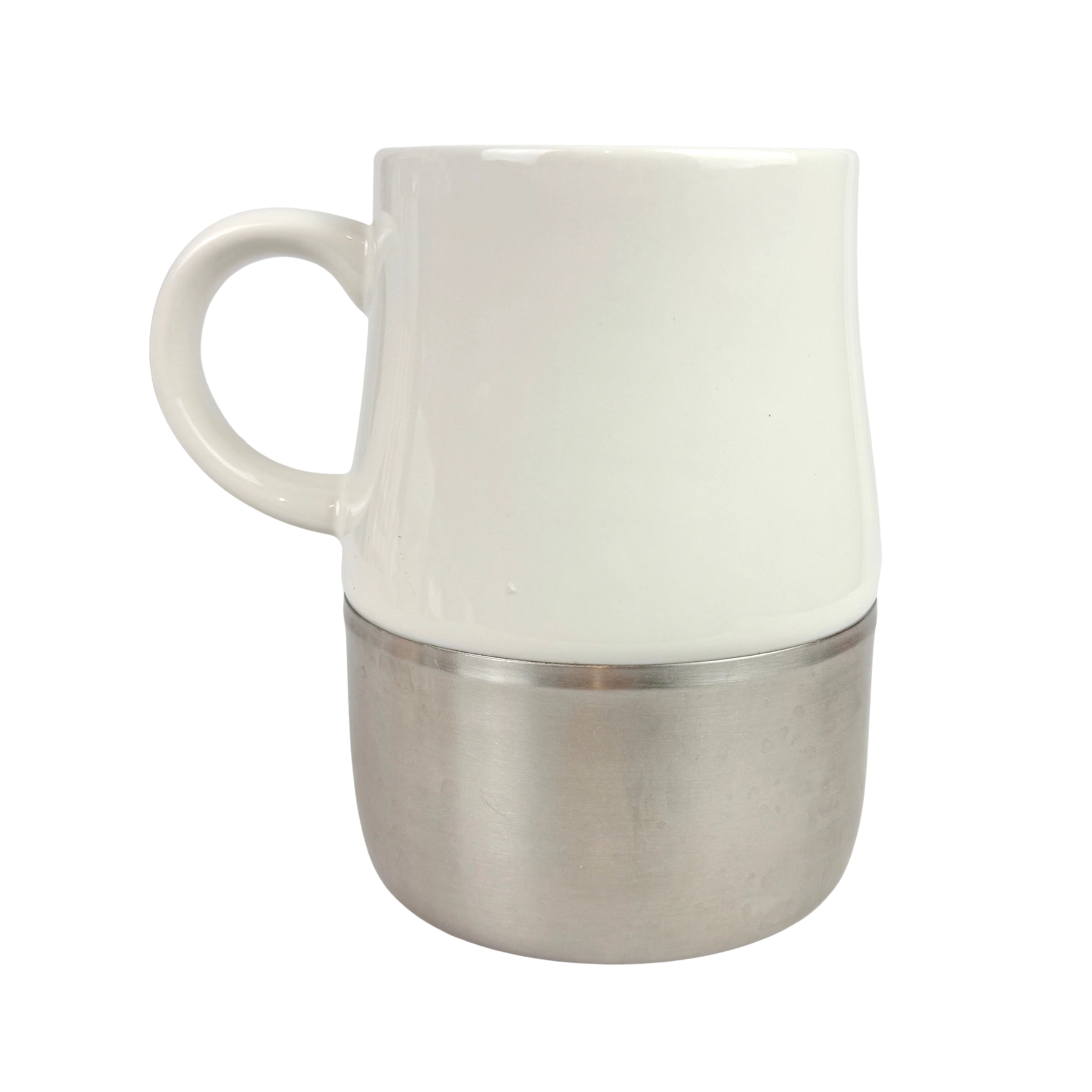 Starbucks Coffee 2005 Ceramic Mug w/ Stainless Steel Base 14oz - Image 4