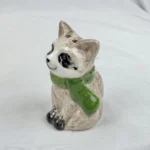 Cracker Barrel RACCOON (Green Scarf)  Mini Pepper Shaker