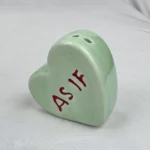 Cracker Barrel HEART (As If) Mini Salt Shaker Valentine