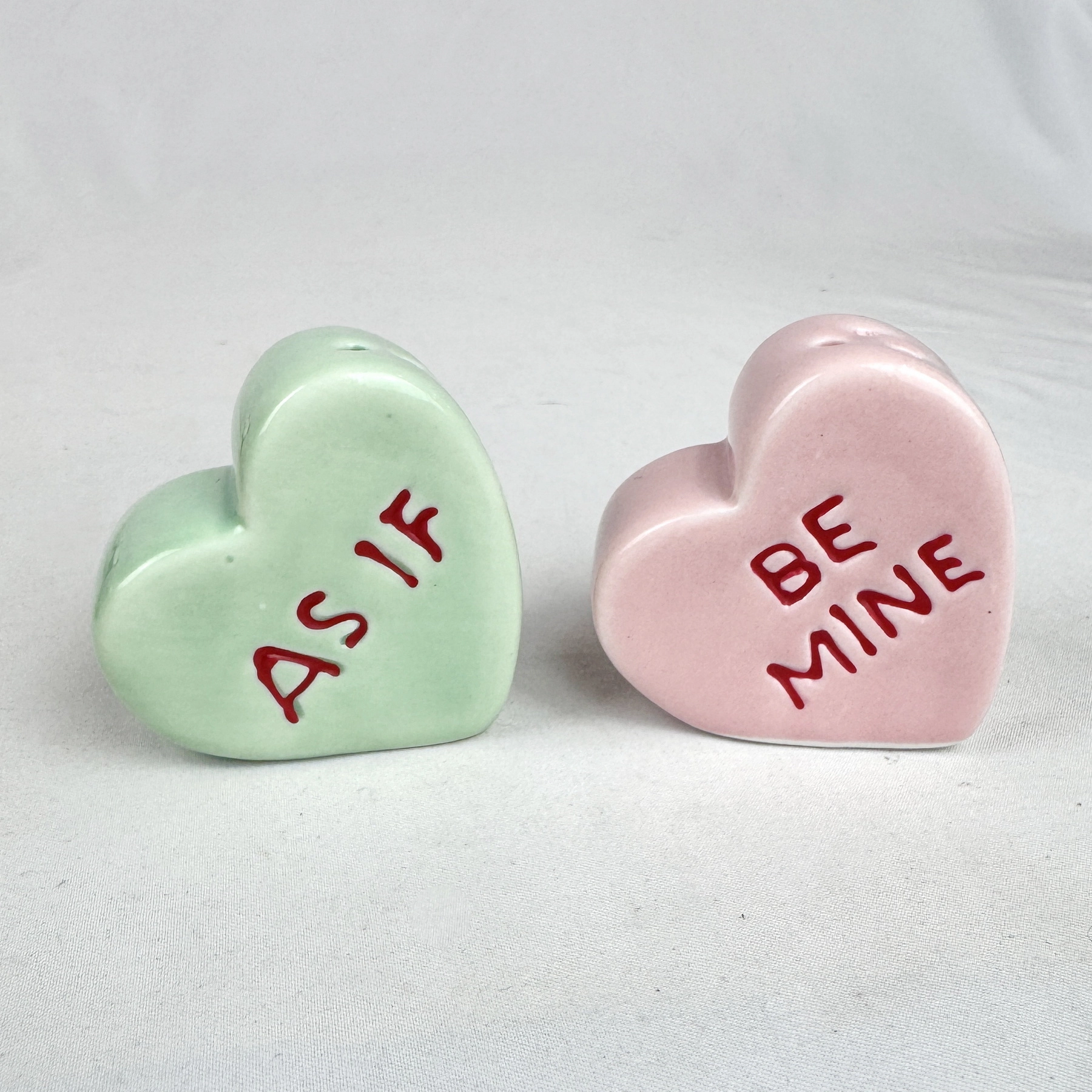 Cracker Barrel HEART (As If) Mini Salt Shaker Valentine - Image 7