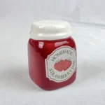 Cracker Barrel STRAWBERRY JAM JAR Mini Pepper Shaker