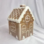 Gingerbread House Cookie Jar Ceramic Target Bullseye Playground Christmas 2025