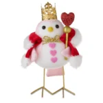 Walmart 2026 Valentine's Day QUEEN Fabric Bird Decor Crown Heart Scepter