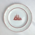 Wedgwood FLYING CLOUD Rust Bread Plate Georgetown Collection Nautical Ship