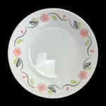 Corelle (Corning) TANGERINE GARDEN Bread Plate Floral Orange Green Leaves