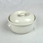 Hall Individual Casserole Bowl with Vented Lid Ivory 308/821 Stoneware