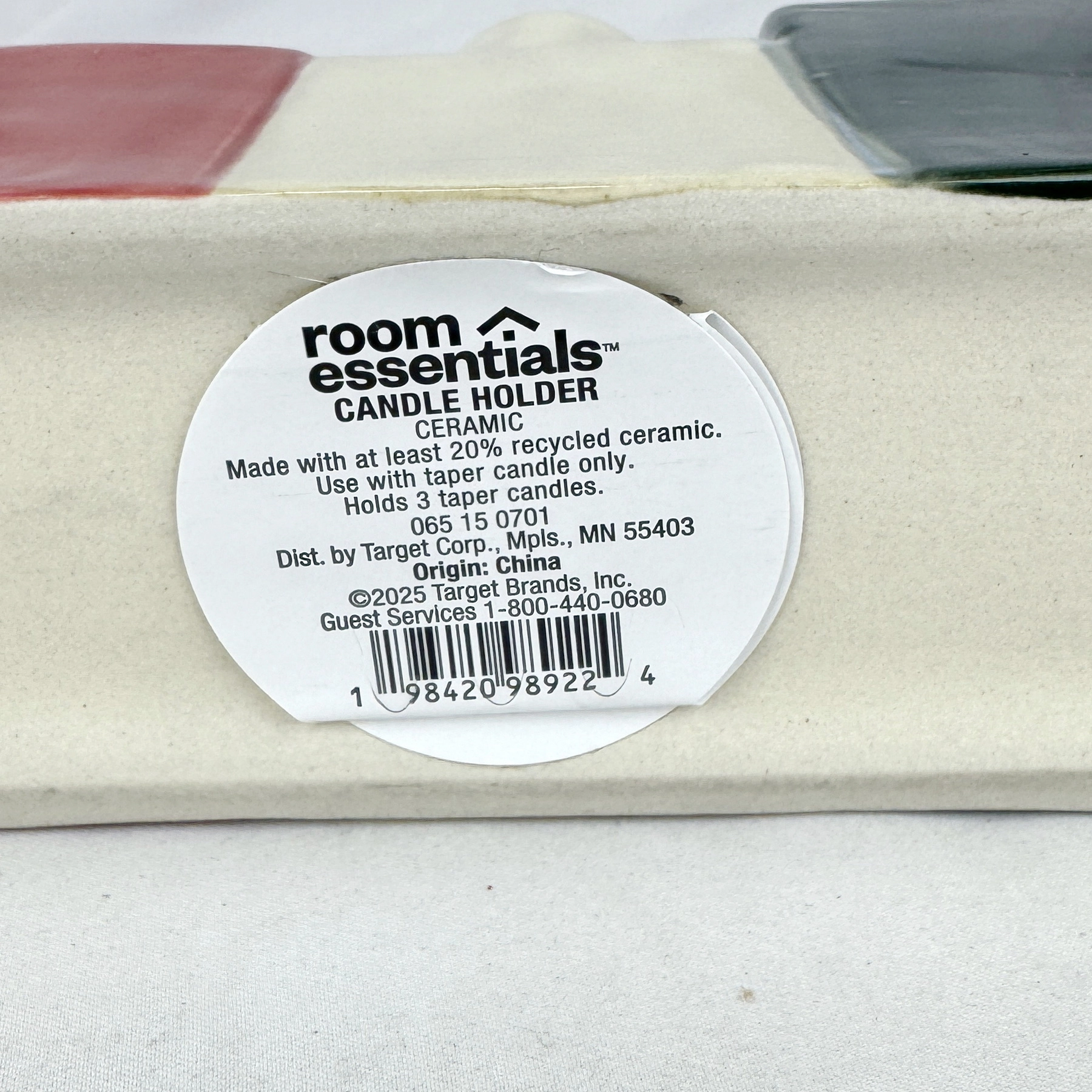 Room Essentials (Target) Ceramic Village House Taper 3 Candle Holder - Image 7