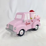 Target Bullseye Pink Vintage Truck LED Figurine Love Hearts Valentines Decor 2026