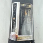 Target Bullseye Happy Halloween Door Canvas Hanging Banner 10.43"x69"